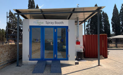 Spray booth